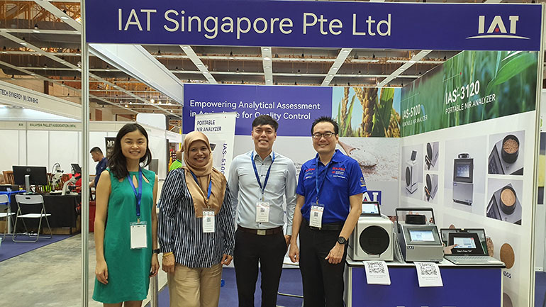 معهد التكنولوجيا التطبيقية (IAT) يعرض الابتكارات في معرض معدات المختبرات والتكنولوجيا الحيوية في ماليزيا